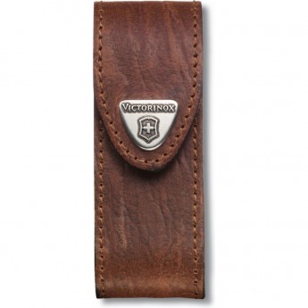 Чехол VICTORINOX 4.0636 натуральная кожа петля черный/красный